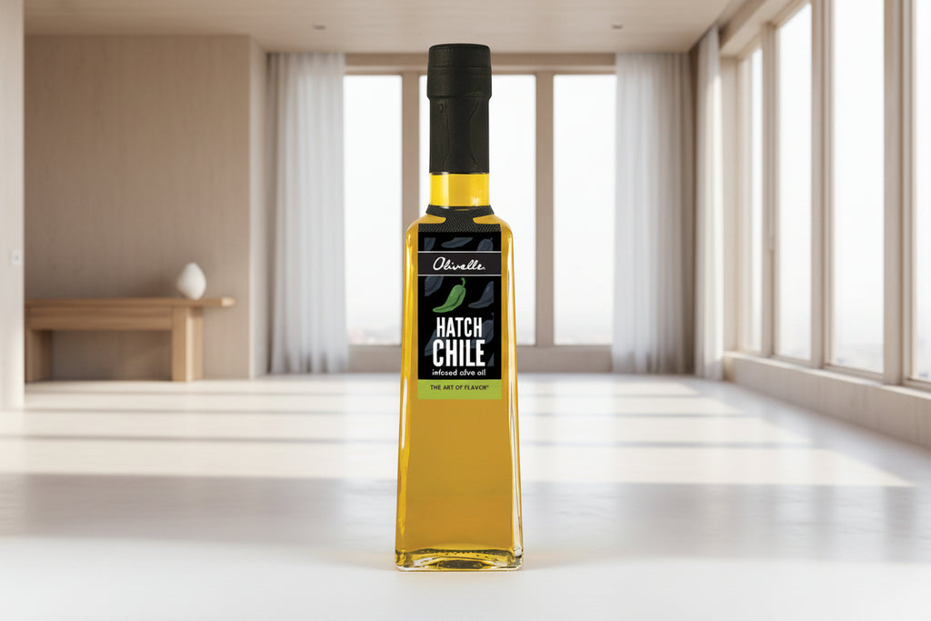 GREEN CHILE INFUSED OLIVE OIL image 0